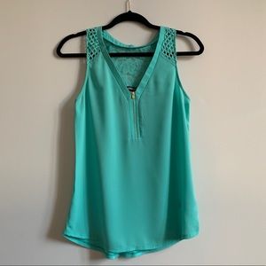 Express Tank Top in Tiffany Blue